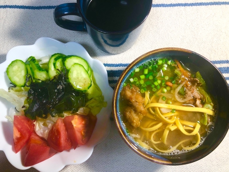 昼食を撮った写真