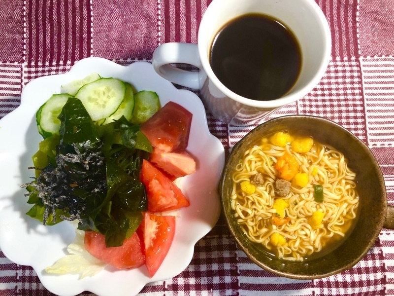 昼食を撮った写真