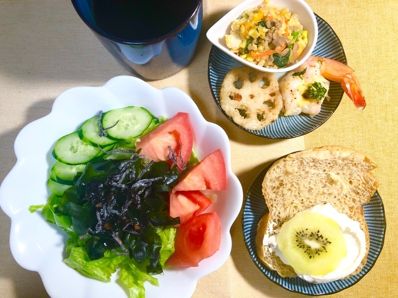 昼食を撮った写真