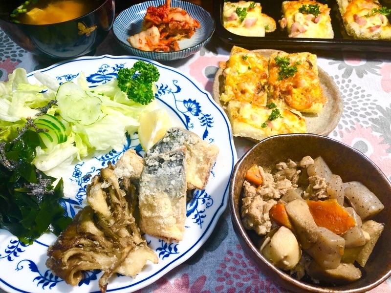 本日の夕食を撮った写真