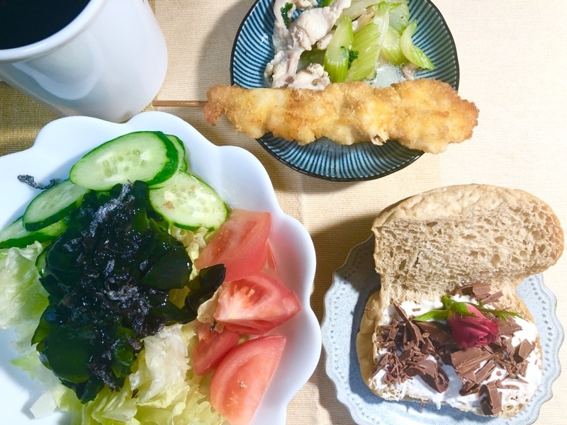 昼食を撮った写真