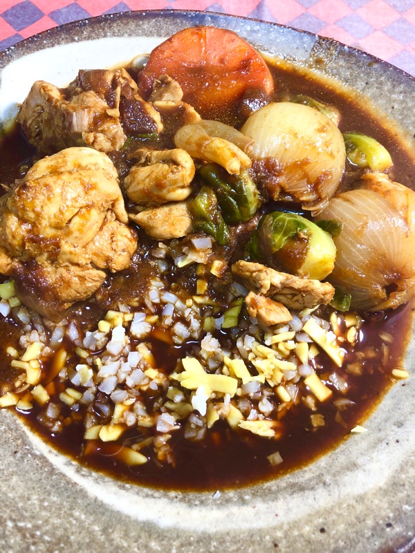 カリフラワーライスのカシミールカレーを撮った写真