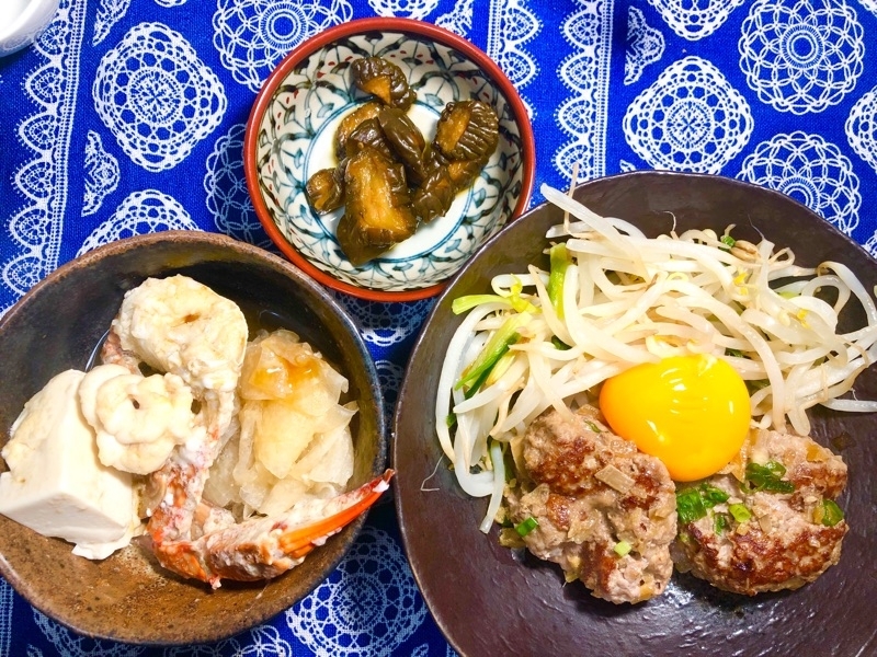 本日の夕食を撮った写真