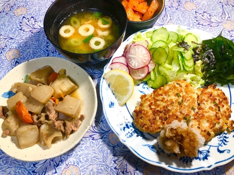 本日の夕食を撮った写真