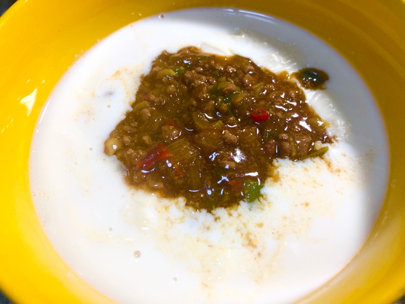 おぼろ豆腐の激辛麻婆豆腐を撮った写真