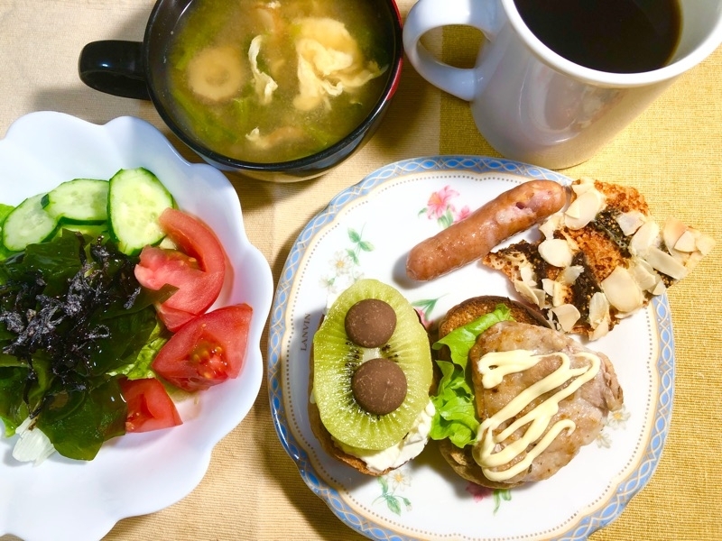 昼食を撮った写真