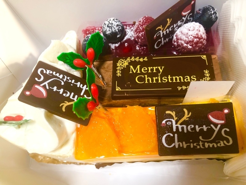 この度購入したケーキを撮った写真