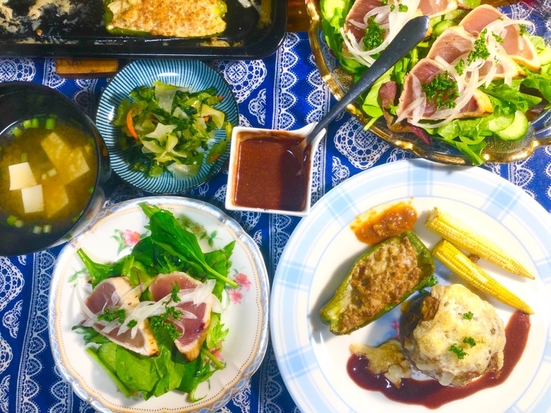 本日の夕食を撮った写真