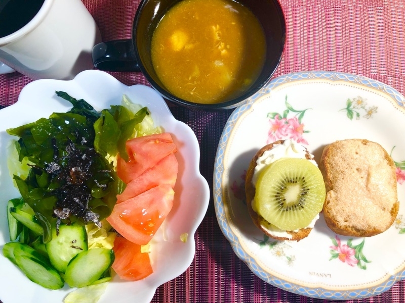 昼食を撮った写真