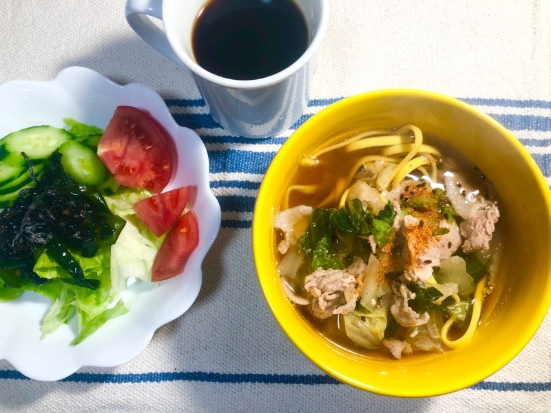 昼食を撮った写真