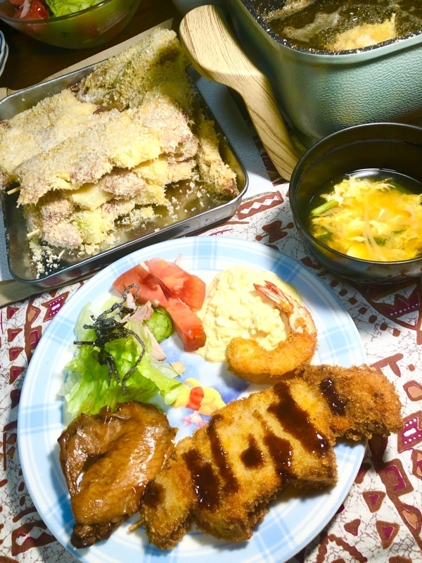 大みそかの夕食を撮った写真