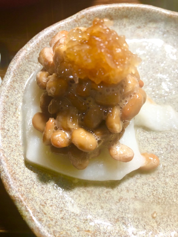 納豆おろし餅を撮った写真