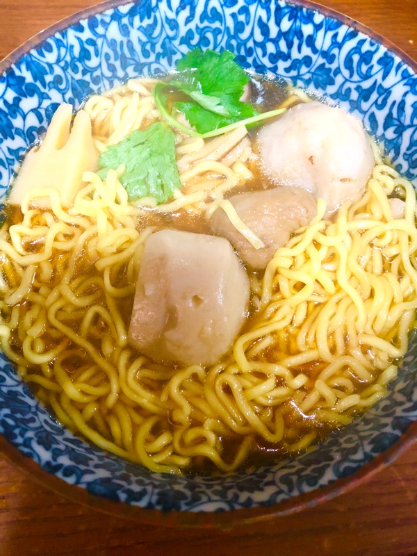 おせちインスタントラーメンを撮った写真