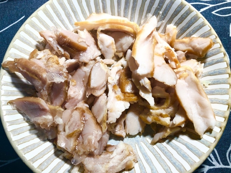 鶏のスモークハムを撮った写真