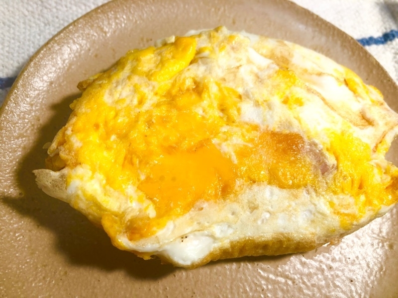 ハムチーズエッグを撮った写真