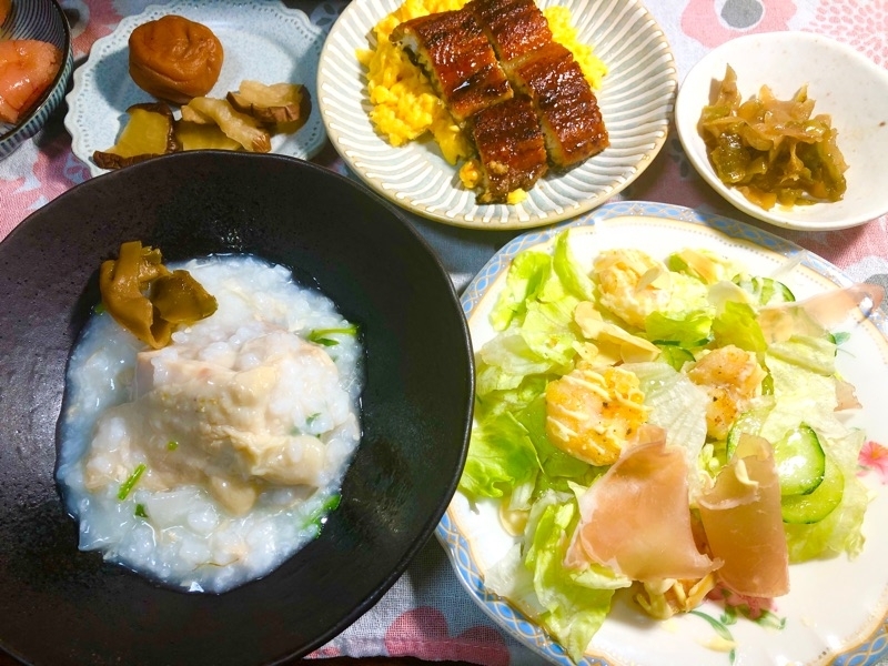 本日の夕食を撮った写真