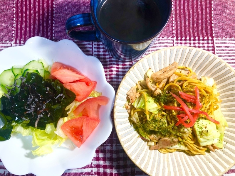 昼食を撮った写真