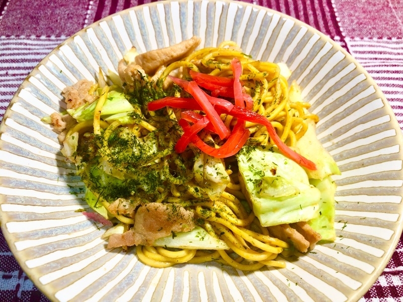 低糖質焼きそばを撮った写真