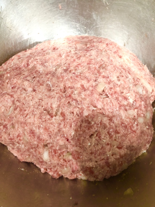 肉ダネを撮った写真