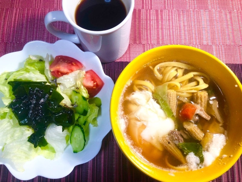 昼食を撮った写真