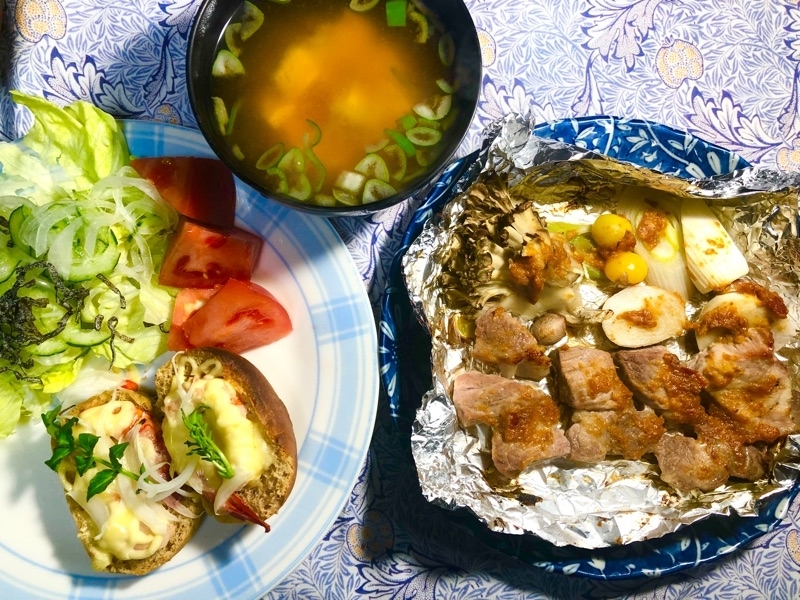 本日の夕食を撮った写真
