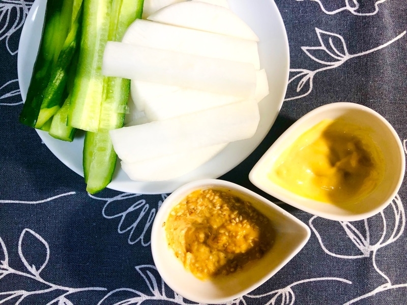 野菜スティックを撮った写真