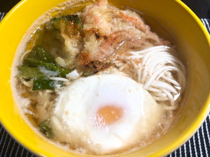 低糖質かき揚げそうめん風を撮った写真