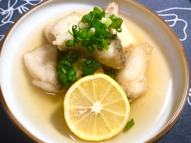 タラの揚げ出汁を撮った写真