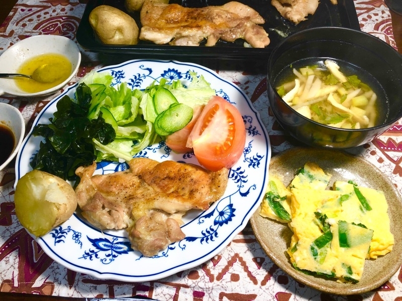 本日の夕食を撮った写真