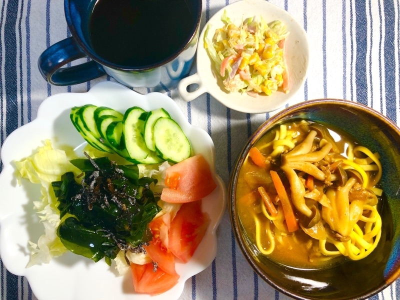 昼食を撮った写真