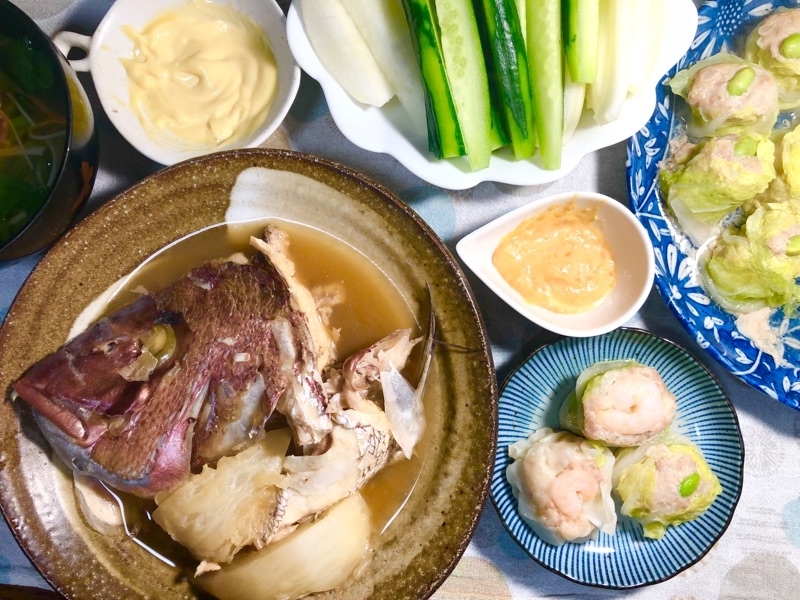本日の夕食を撮った写真