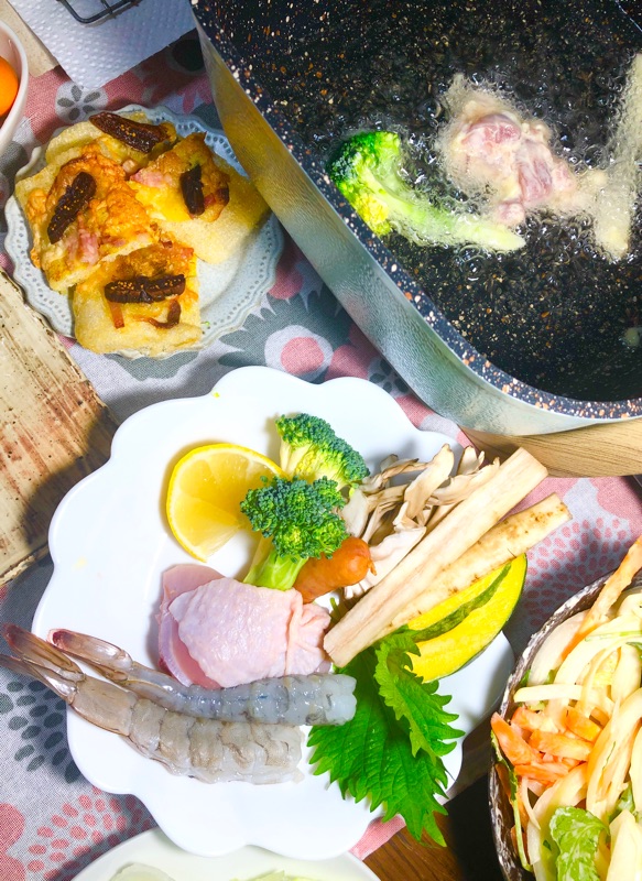 本日の夕食を撮った写真