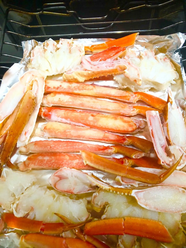 カニを焼くところを撮った写真