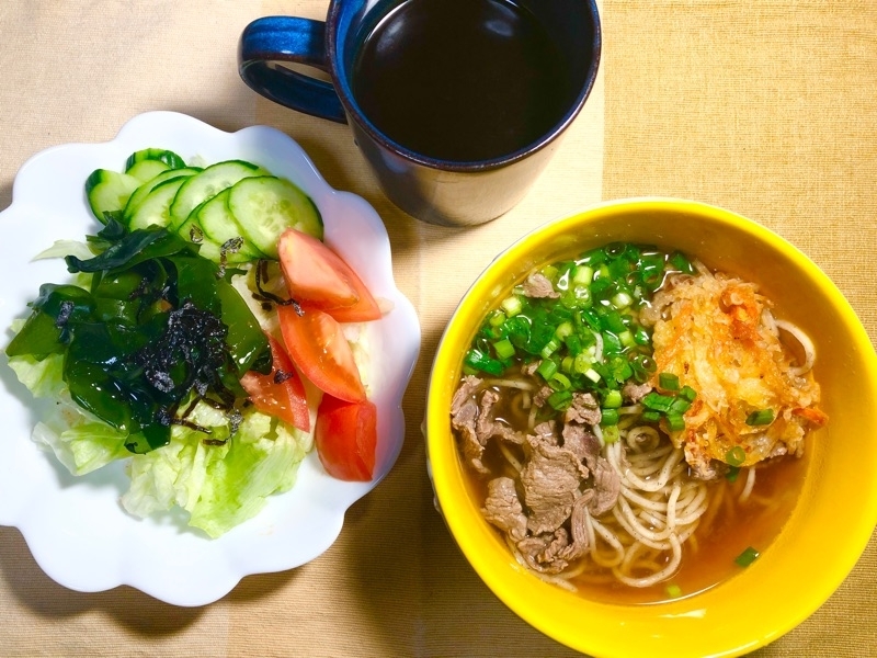 昼食を撮った写真