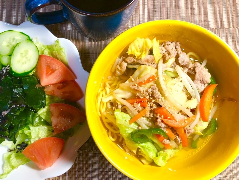 昼食を撮った写真
