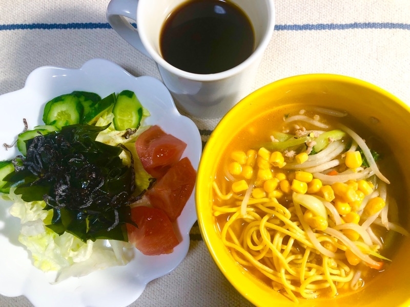 昼食を撮った写真