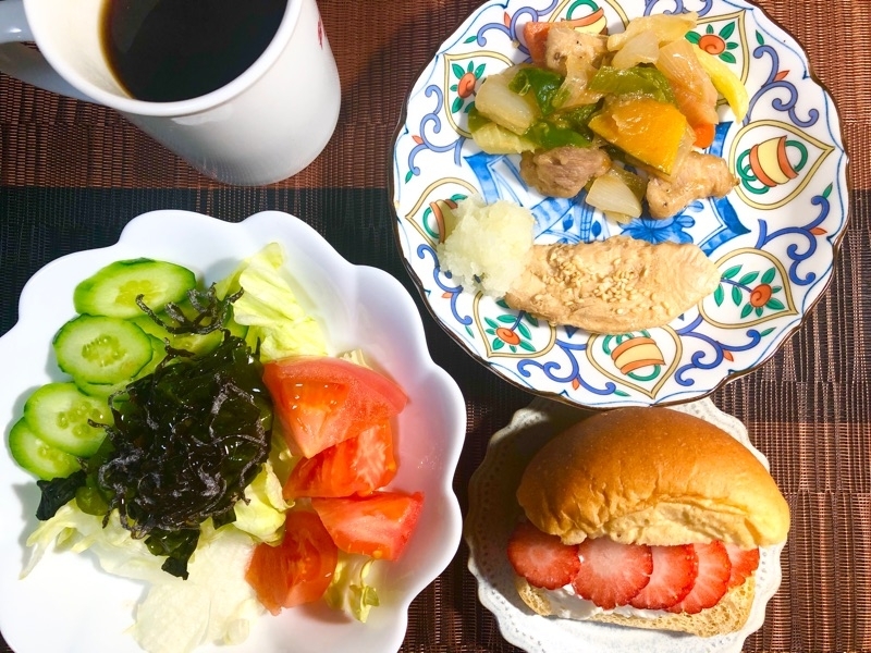 昼食を撮った写真