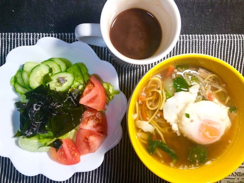 昼食を撮った写真