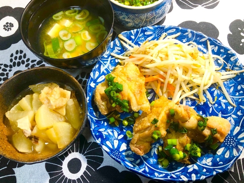 本日の夕食を撮った写真