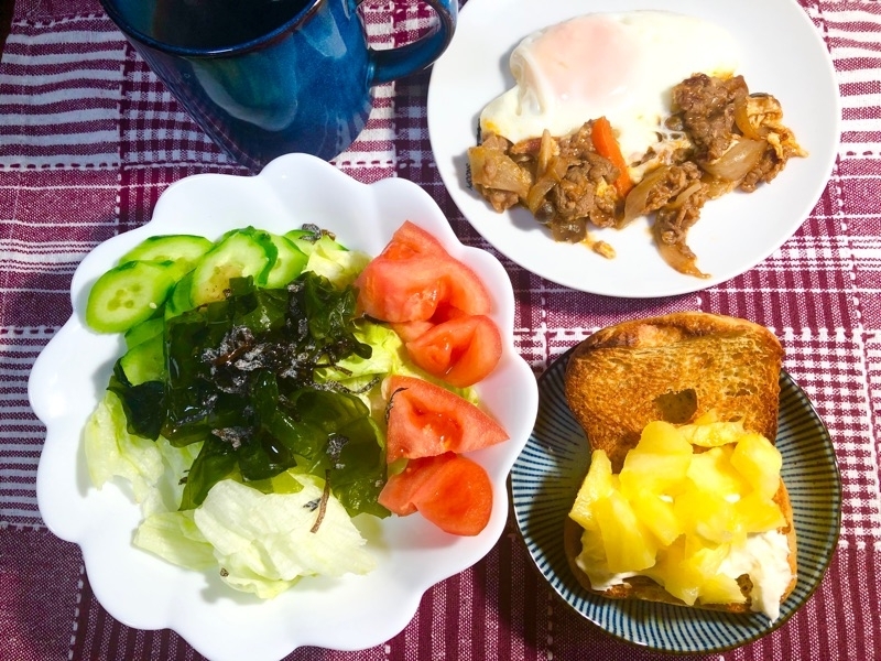 昼食を撮った写真