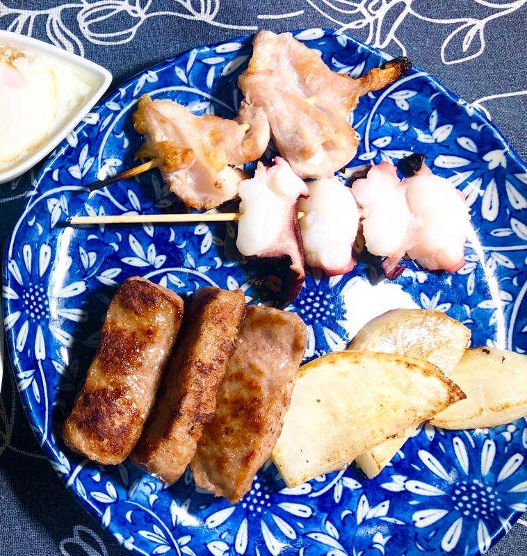 串焼きを撮った写真
