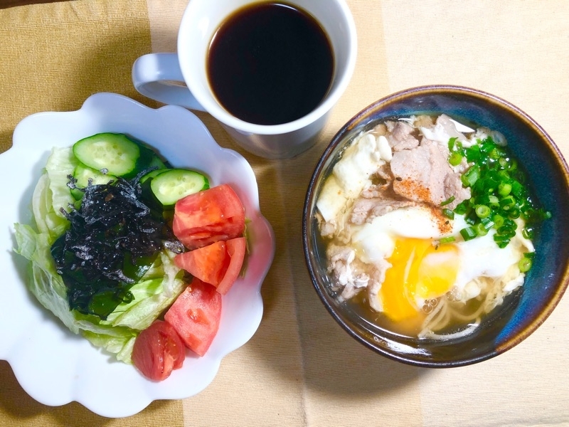 昼食を撮った写真