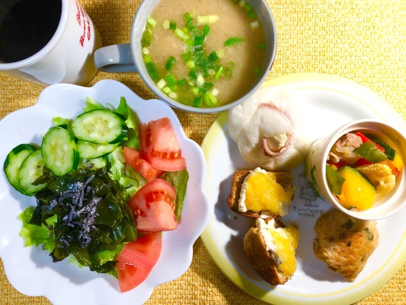昼食を撮った写真