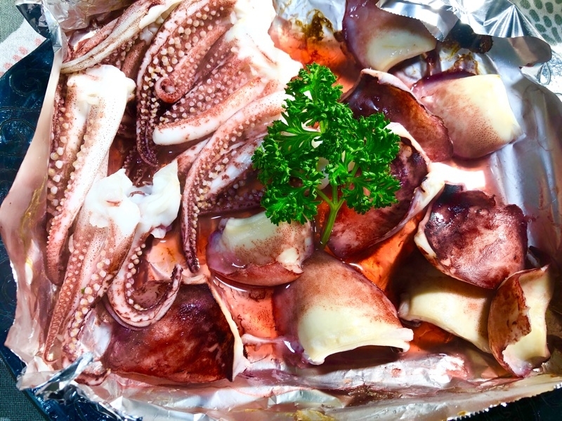 イカゲソ焼きを撮った写真