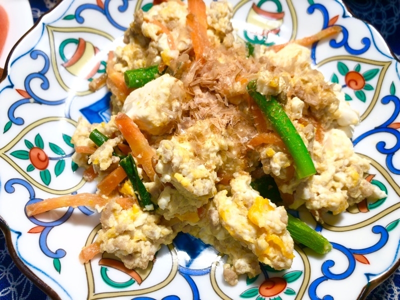 炒り豆腐を撮った写真
