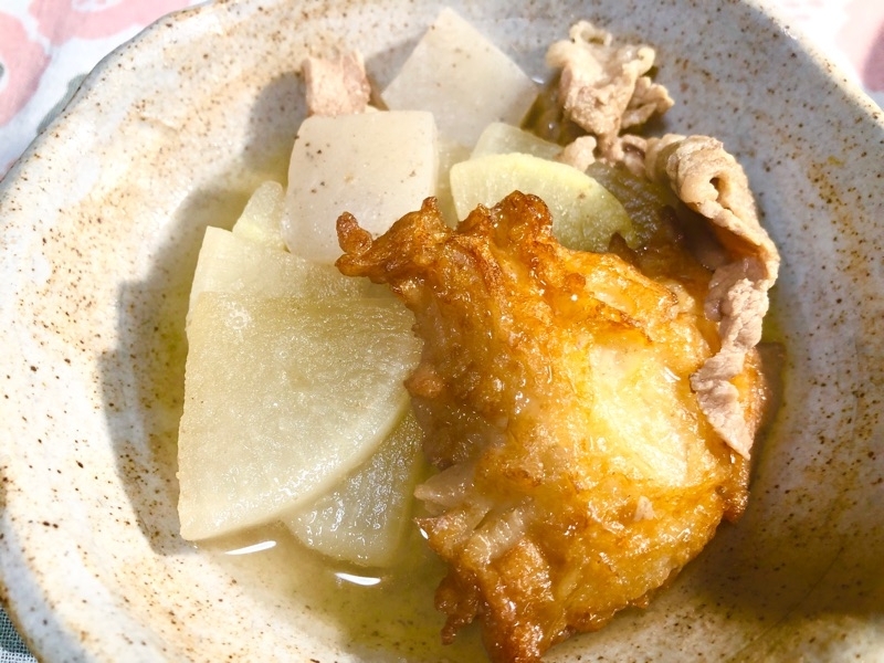 大根の煮物を撮った写真