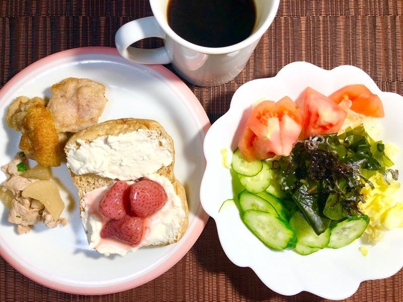 昼食を撮った写真