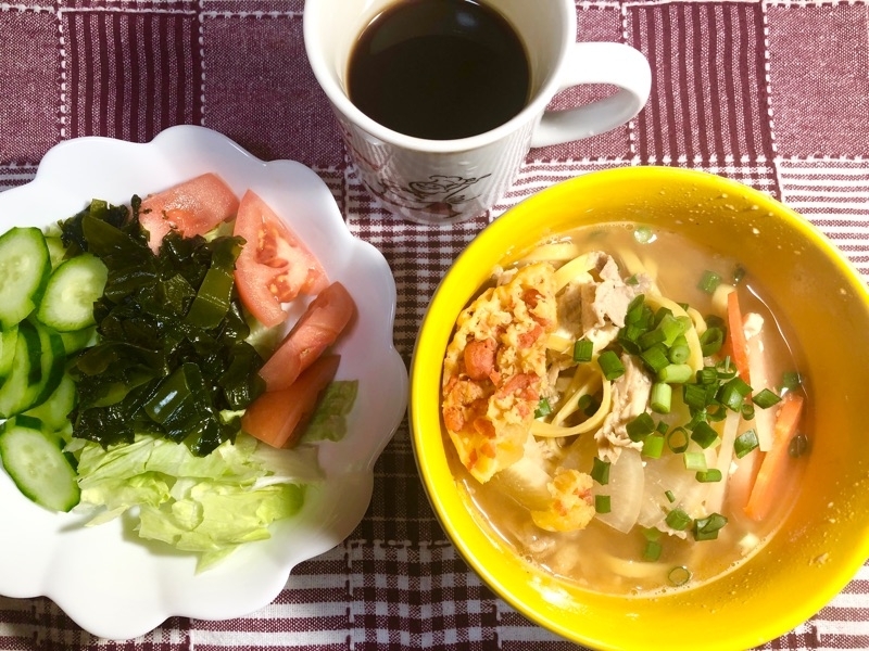 昼食を撮った写真