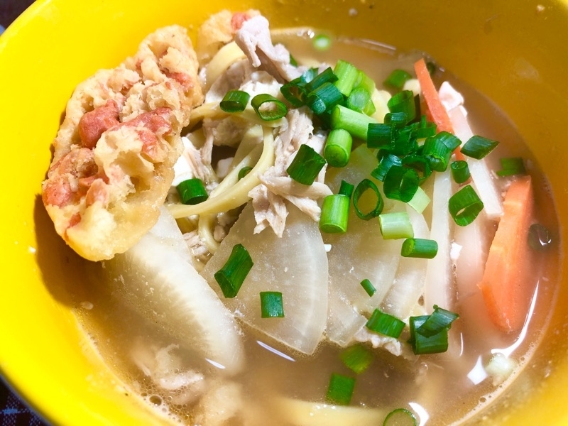 低糖質大根の煮物麺を撮った写真