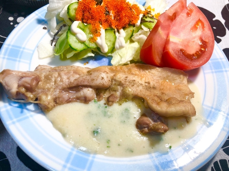 ポテトクリームのチキンを撮った写真